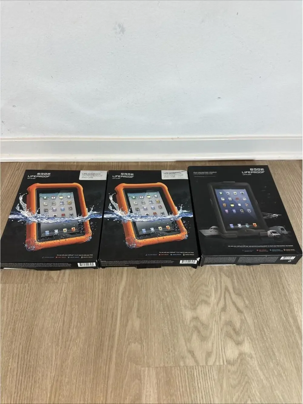 LifeProof LifeJacket apple iPad Case (2 Orange) + iPad Mounting Cradle Holder